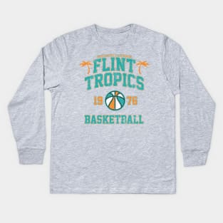 Flint Tropics Basketball (Variant) Kids Long Sleeve T-Shirt